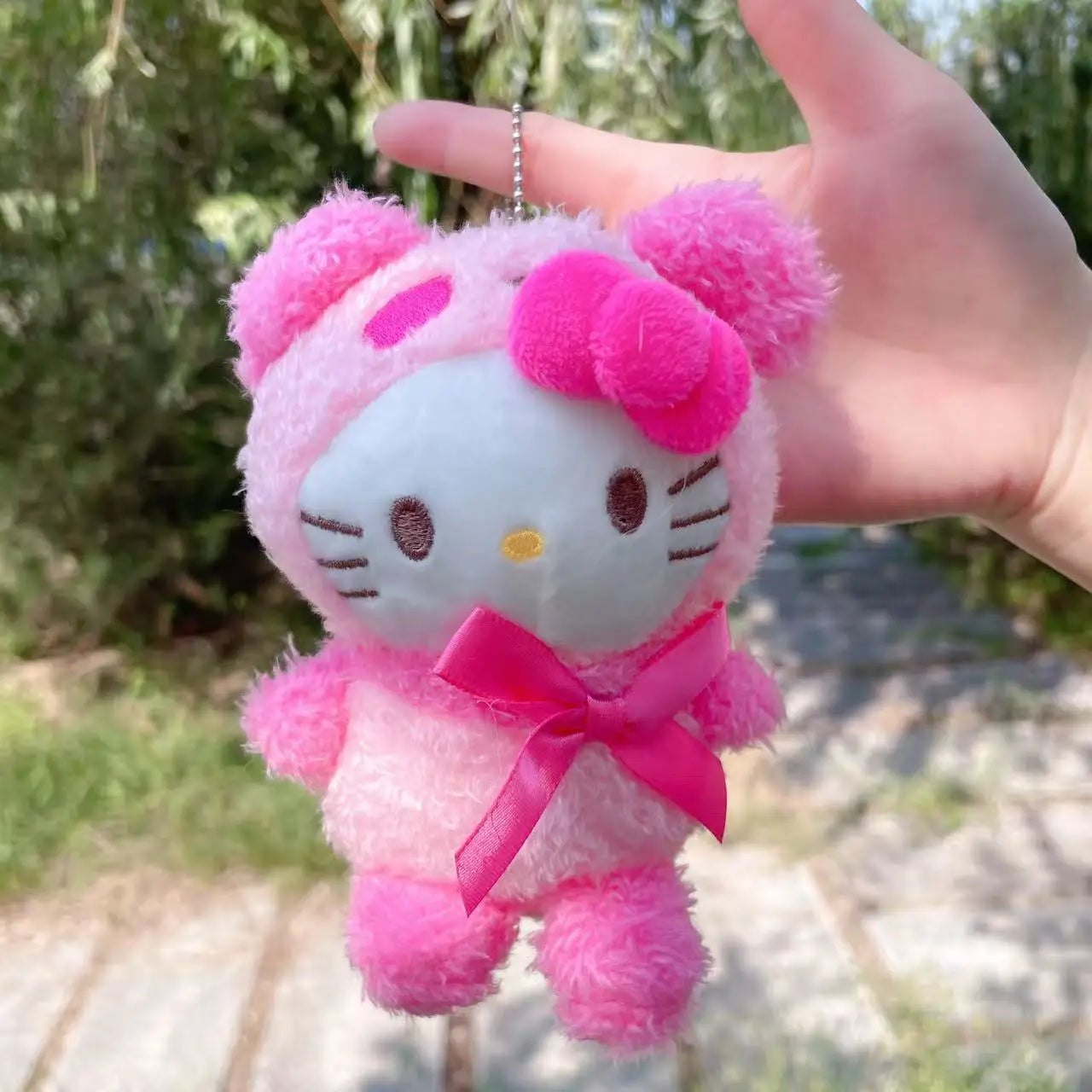 HappyHearts Kawaii Hello Kitty Kuromi Cute Plush Keychain Bag Pendant