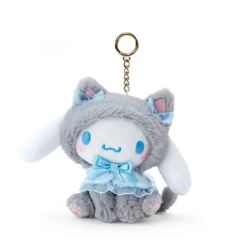 HappyHearts Kawaii Hello Kitty Kuromi Cute Plush Keychain Bag Pendant