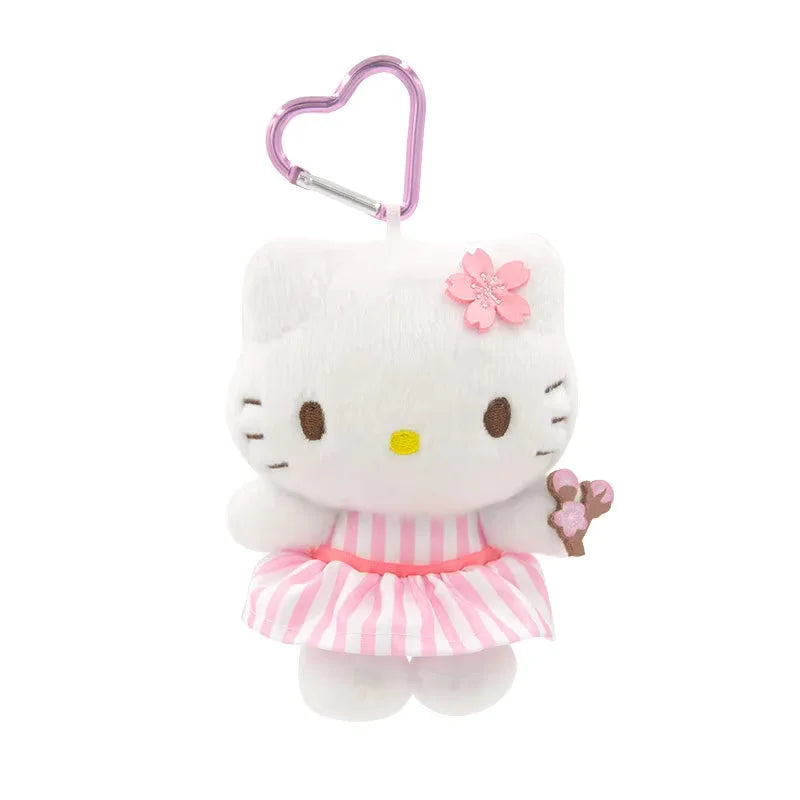 HappyHearts Kawaii Hello Kitty Kuromi Cute Plush Keychain Bag Pendant