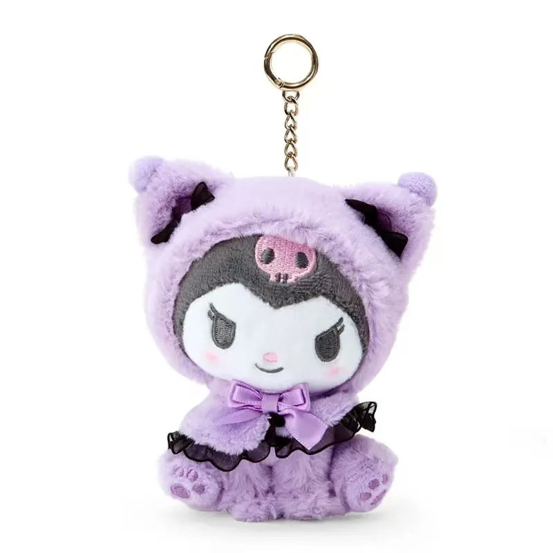 HappyHearts Kawaii Hello Kitty Kuromi Cute Plush Keychain Bag Pendant