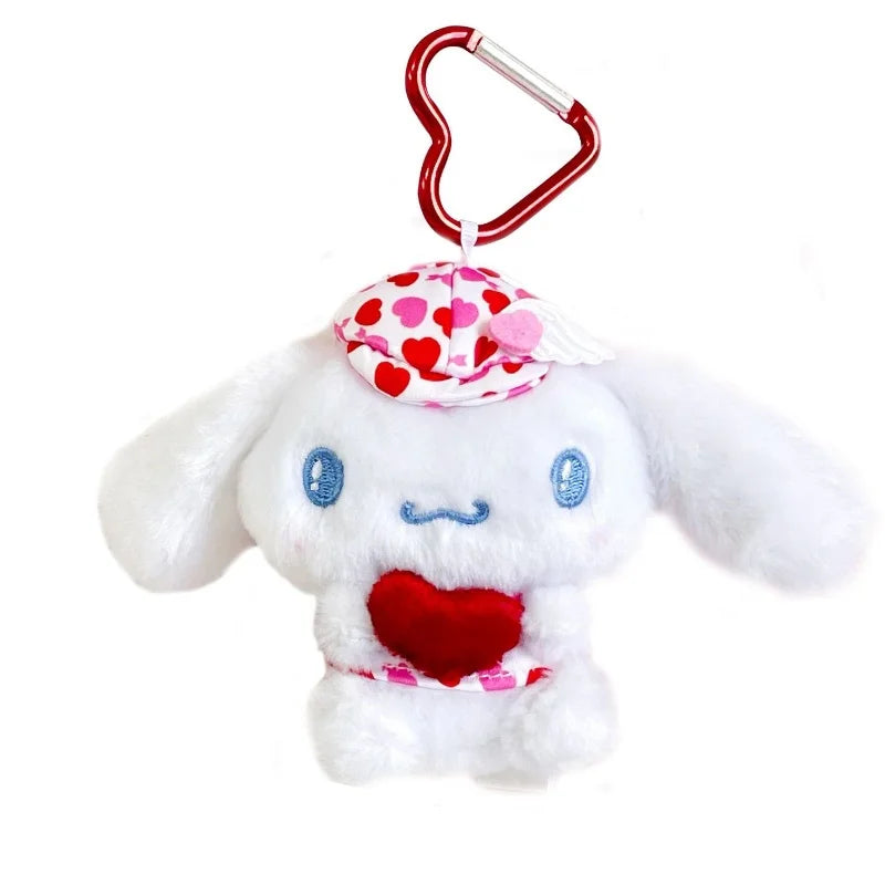 HappyHearts Kawaii Hello Kitty Kuromi Cute Plush Keychain Bag Pendant