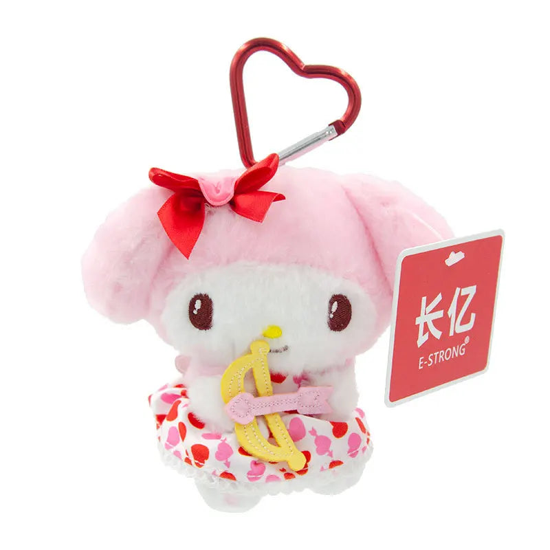 HappyHearts Kawaii Hello Kitty Kuromi Cute Plush Keychain Bag Pendant