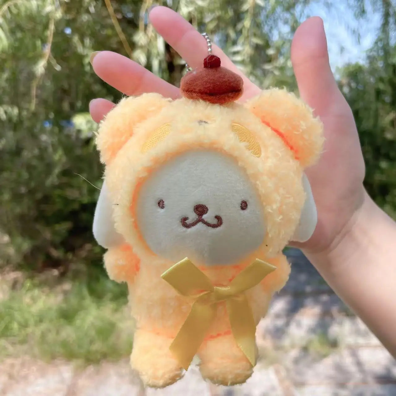 HappyHearts Kawaii Hello Kitty Kuromi Cute Plush Keychain Bag Pendant