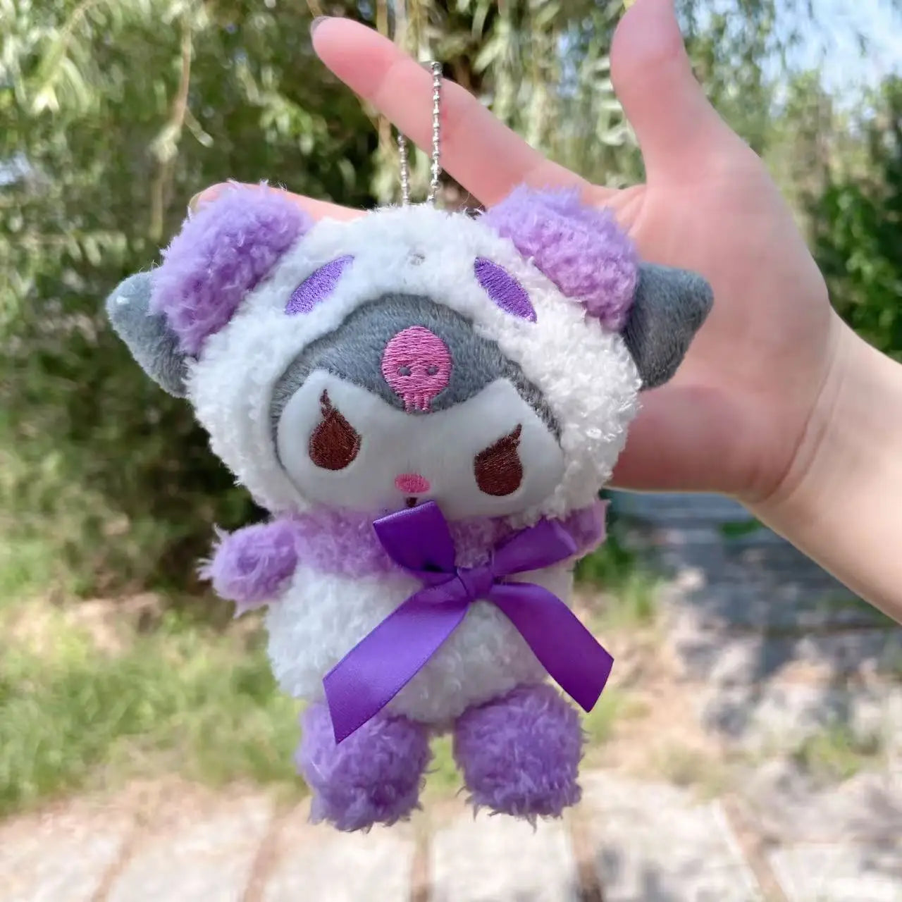 HappyHearts Kawaii Hello Kitty Kuromi Cute Plush Keychain Bag Pendant